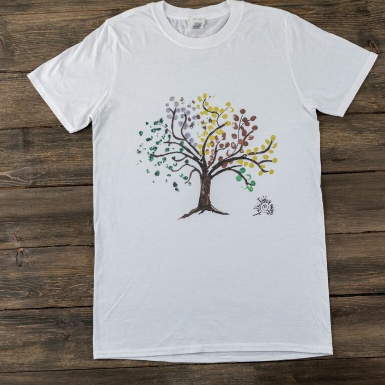 Ανδρικό Τ-shirt Δέντρο Λευκό