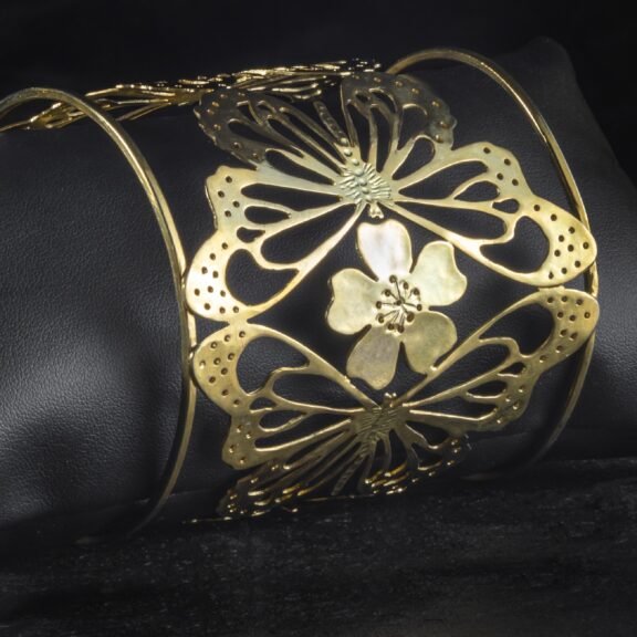 Χειροποίητο Βραχιόλι Gold Smashing Butterflies