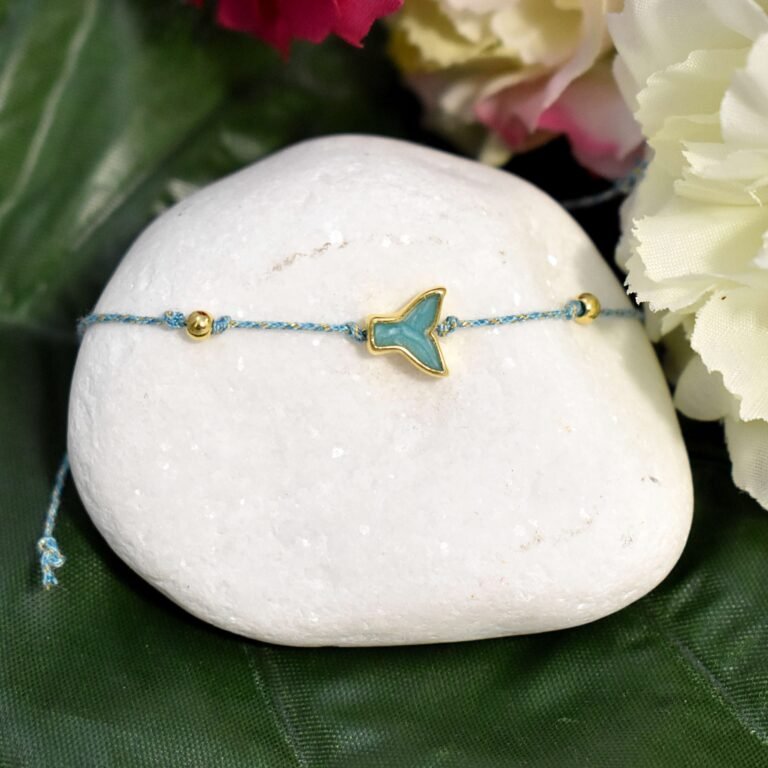 Χειροποίητο Βραχιόλι Modern Mermaid's Tail Aqua