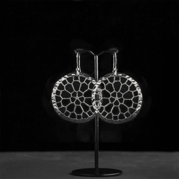 Χειροποίητα Σκουλαρίκια Silver Dream Catcher