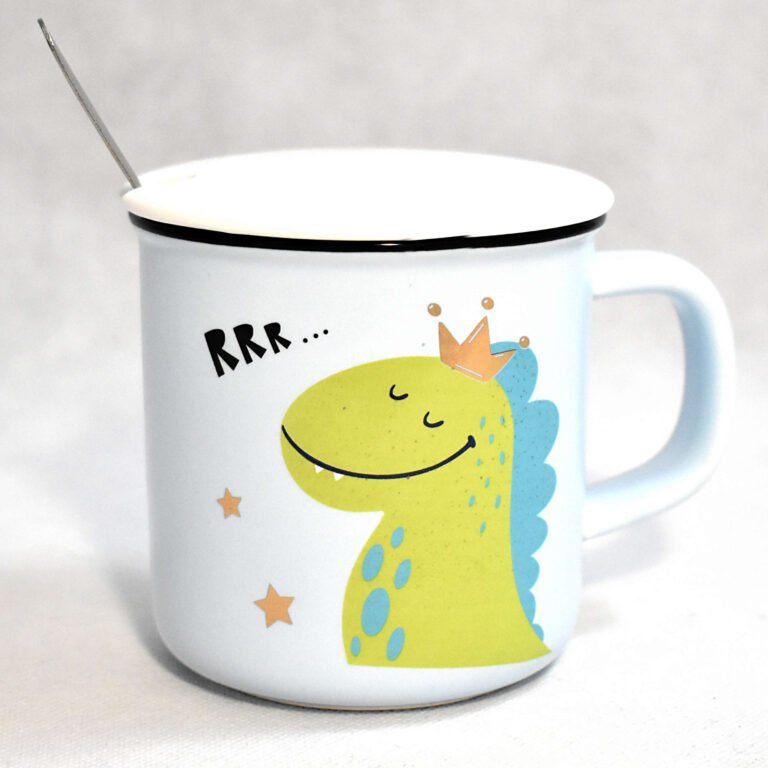 Κούπα Καπάκι Κουταλάκι Royal Dino - Image 2