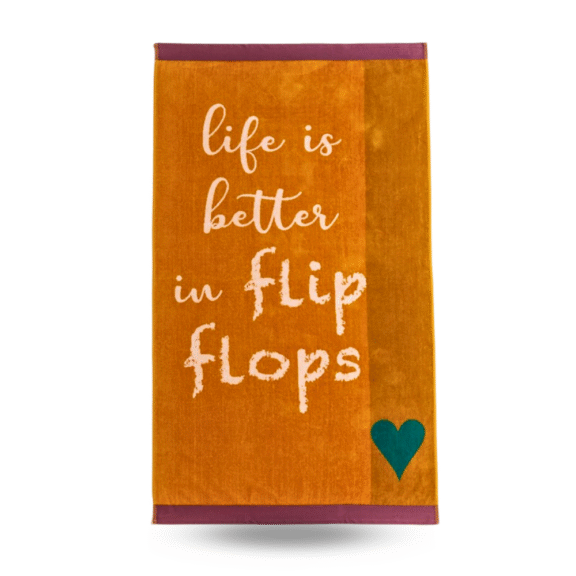 Πετσέτα Θαλάσσης Flip Flop