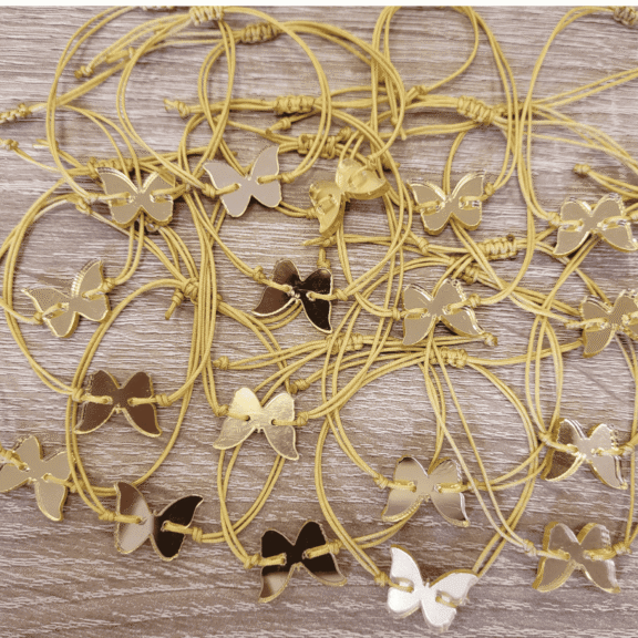 Βραχιολάκι Άνοιξε τα φτερά σου χρυσό