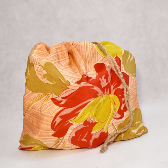 Πουγκί Sari Golden Petals