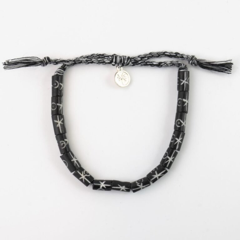 Βραχιόλι Ποδιού Tribal Black Sand