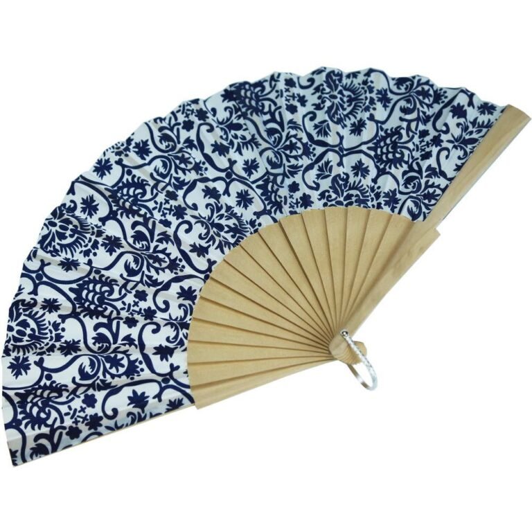 Ξύλινη Βεντάλια Midnight Blue