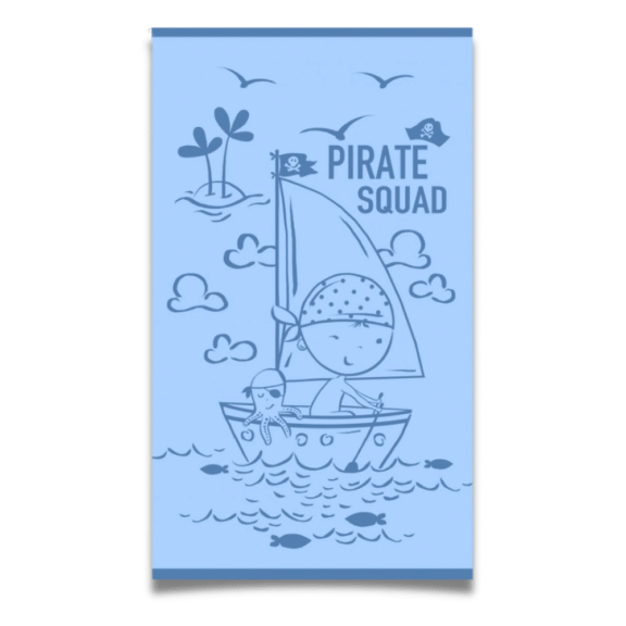 Πετσέτα Θαλάσσης Pirate Adventures Navy Blue