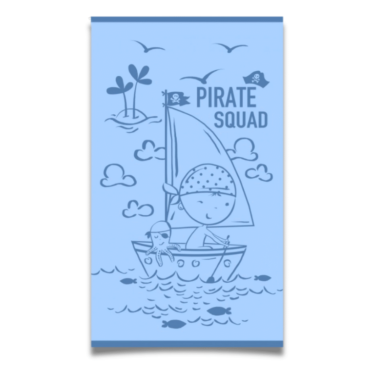 Πετσέτα Θαλάσσης Pirate Adventures Navy Blue
