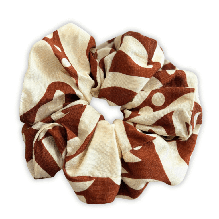 Scrunchie Sand Blossom - Image 4
