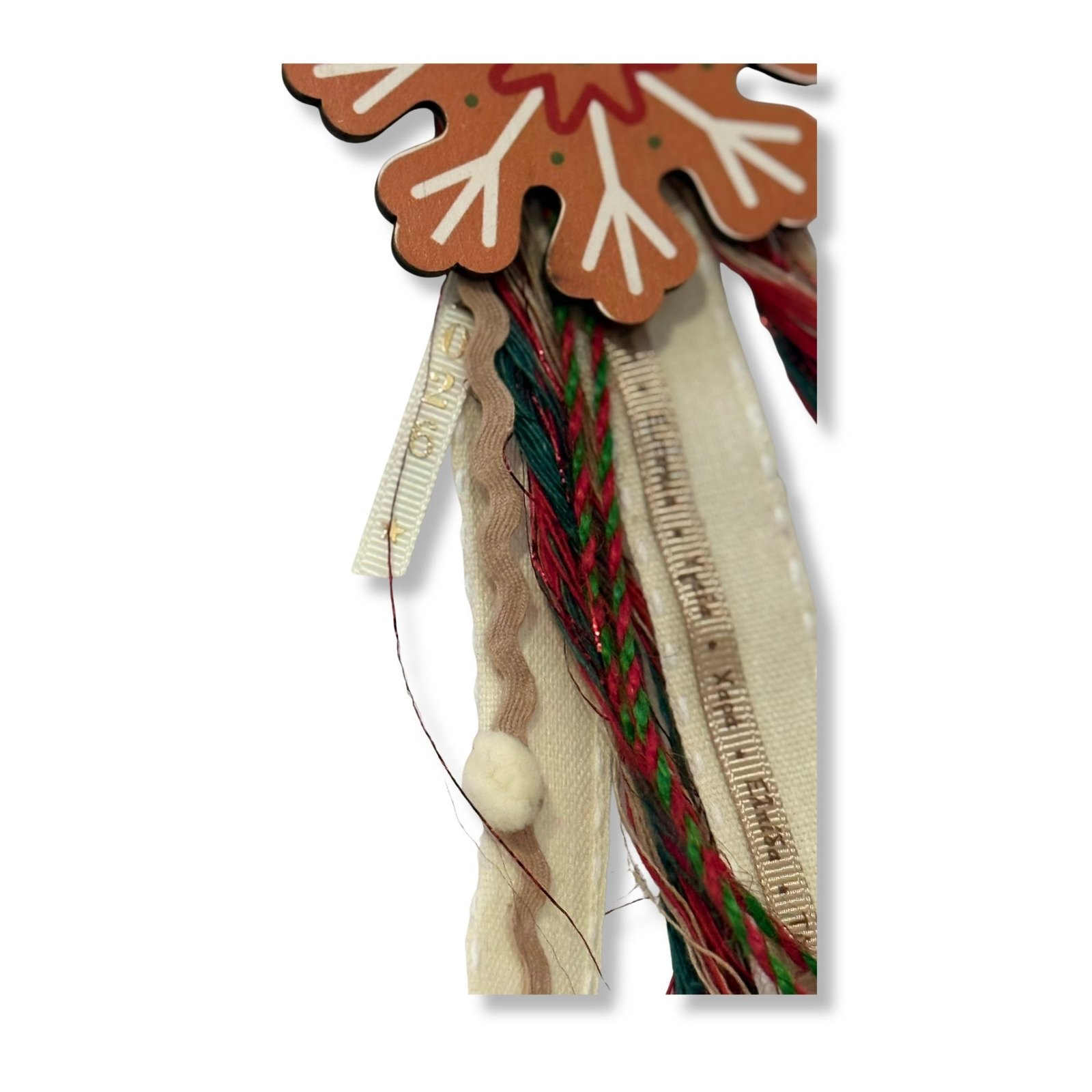 Χειροποιήτο Κρεμαστό Στολίδι Πολύχρωμη Χιονονιφάδα - Image 3