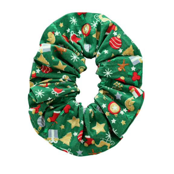 Χειροποίητο Scrunchie Green Magicland Classic