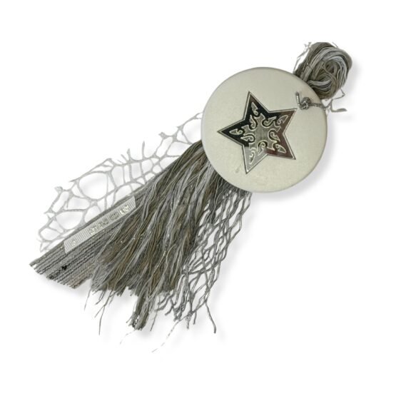 Κρεμαστό Κεραμικό Στολίδι SILVER STAR