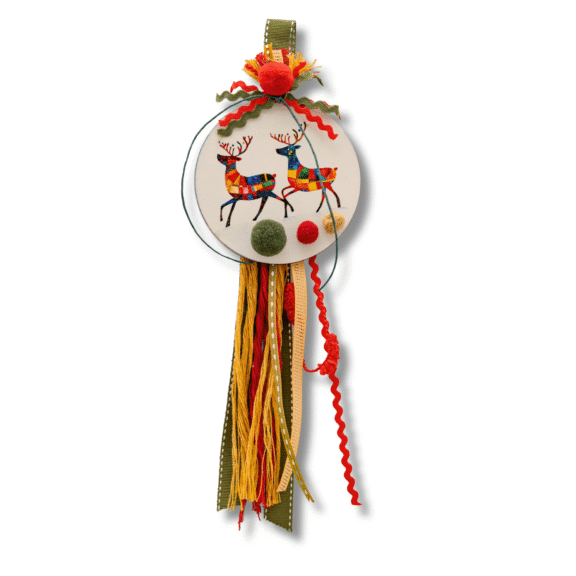 Κρεμαστό Στολίδι Πολύχρωμα Ταρανδάκια