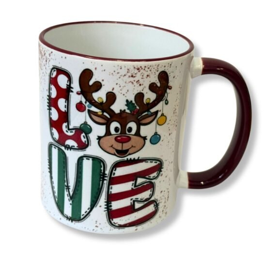Πορσελάνινη Κούπα Love & Reindeer