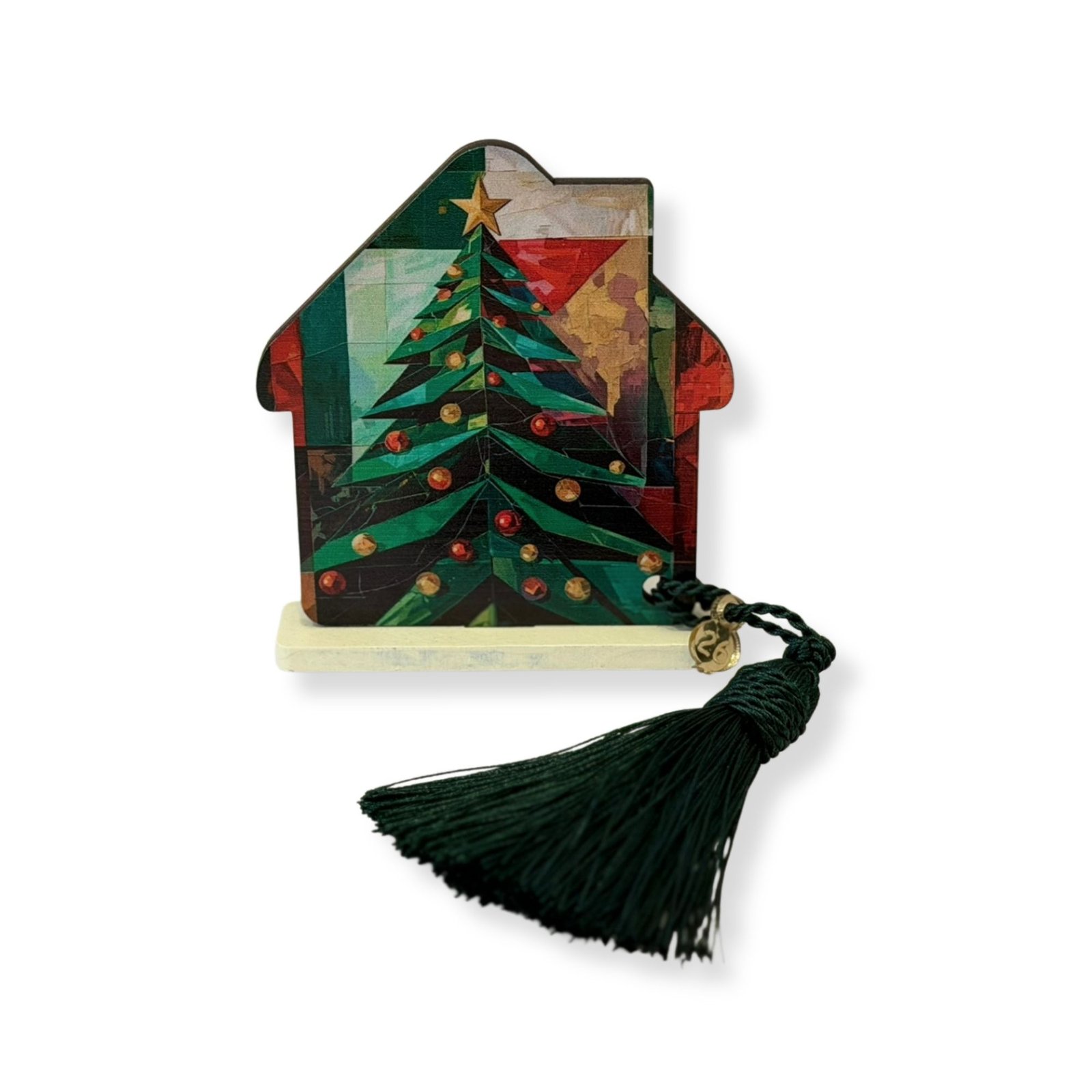 Ξύλινο Επιτραπέζιο Γούρι Σπίτι Δέντρο Large - Image 2