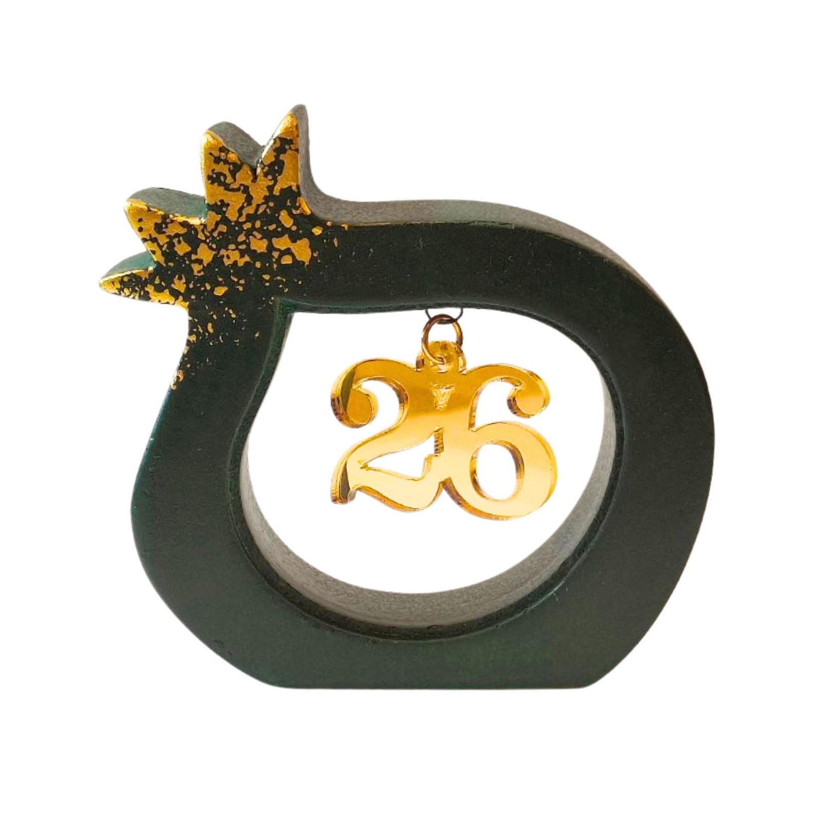 Επιτραπέζιο Κεραμικό Ρόδι Πράσινο 2026