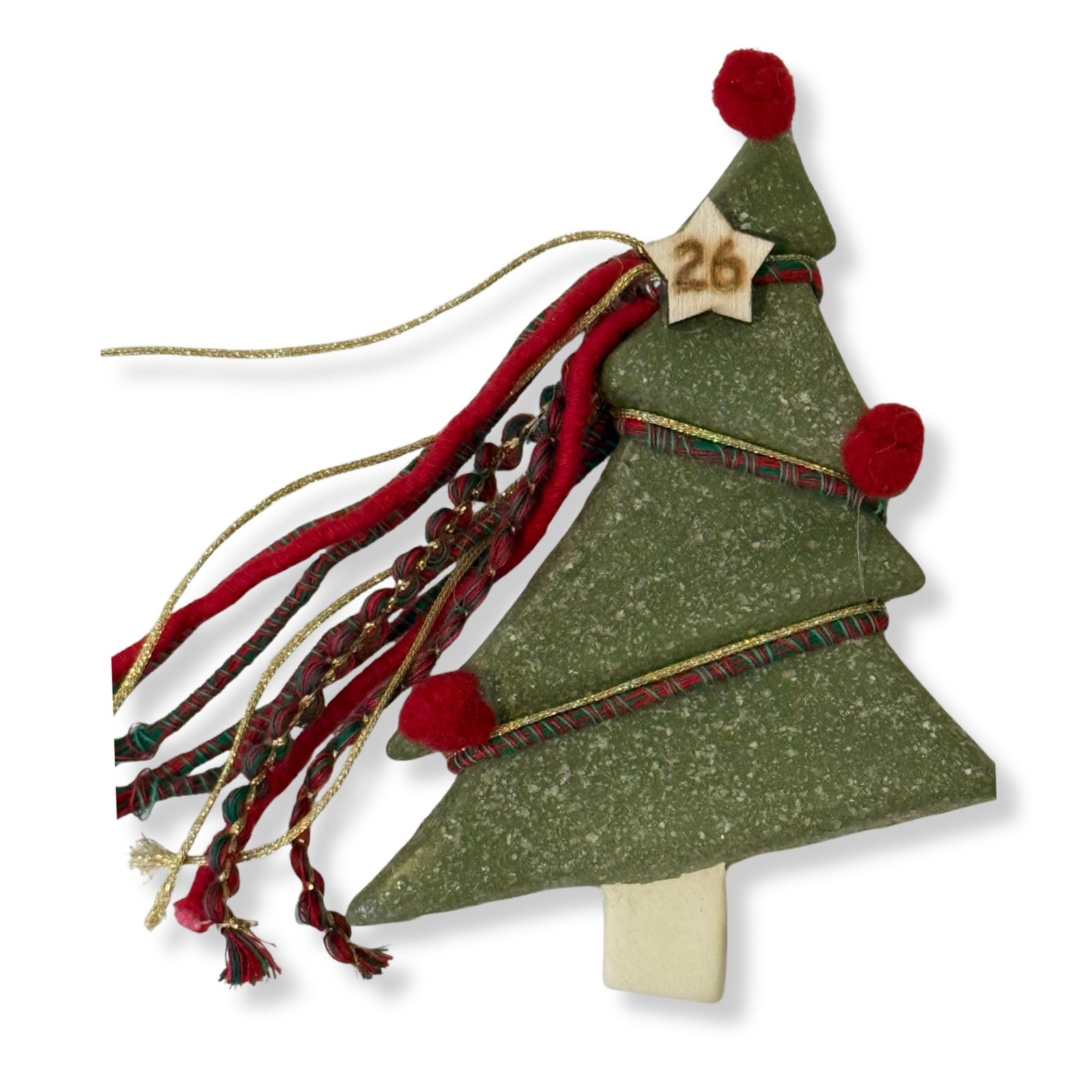 Κεραμικό Στολίδι Επιτραπέζιο Δέντρο Σαγρέ - Image 3