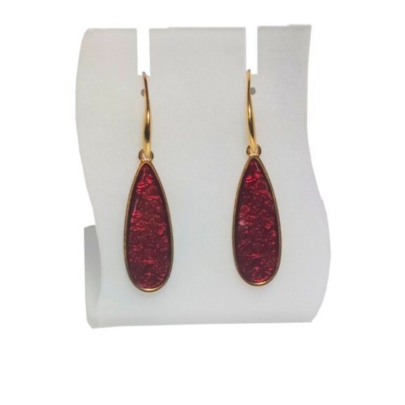 Σκουλαρίκι Σταγόνα Red Cherry