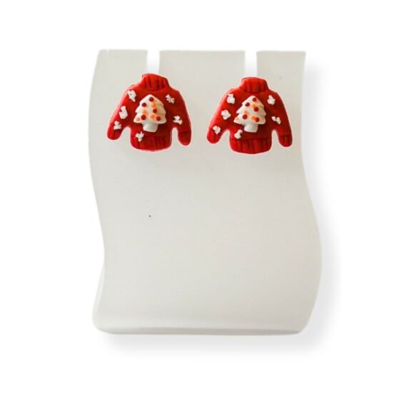 Σκουλαρίκια Καρφωτά Christmas Sweater - ΖΕΥΓΑΡΙ