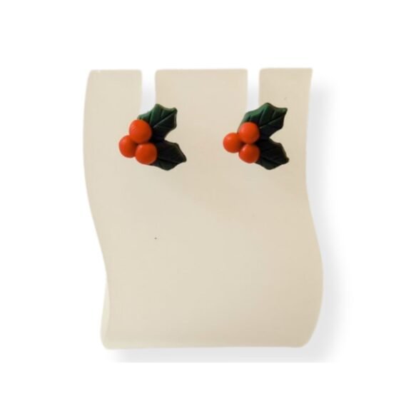 Σκουλαρίκια Καρφωτά Christmas Mistletoe - ΖΕΥΓΑΡΙ