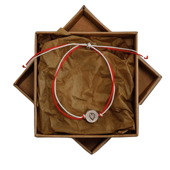 Χειροποίητο Βραχιόλι Minimal Heart