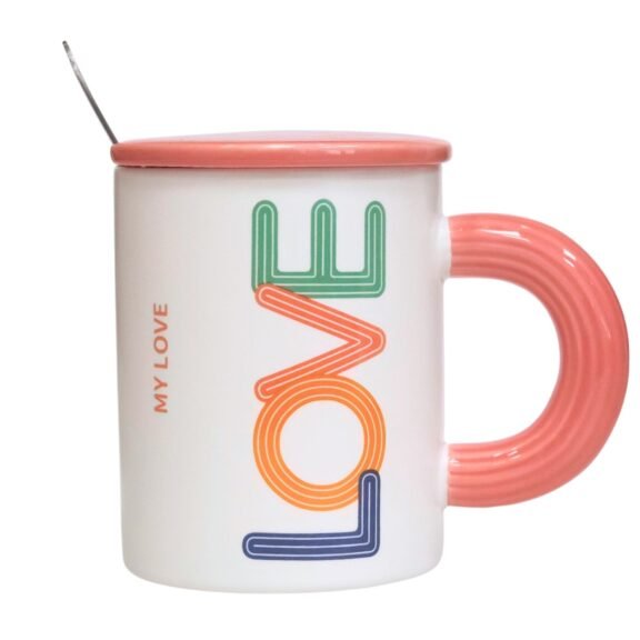 Κούπα Rainbow Words LOVE