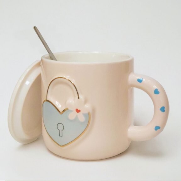 Κούπα Heart Lock Blush Pink