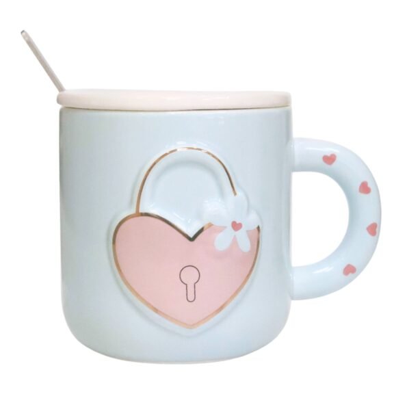 Κούπα Heart Lock Baby Blue