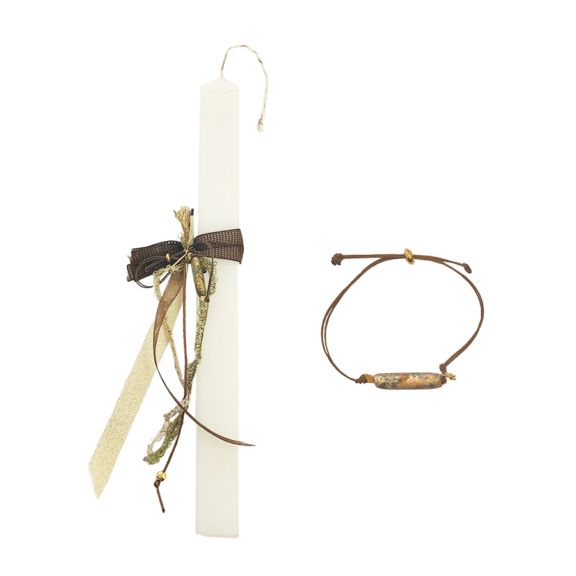 Λαμπάδα Ethnic Barrel Antique