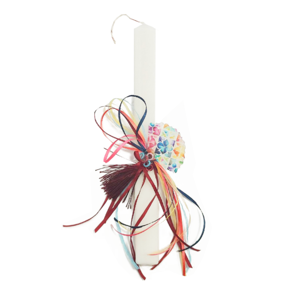 Λαμπάδα Βεντάλια Πολύχρωμη