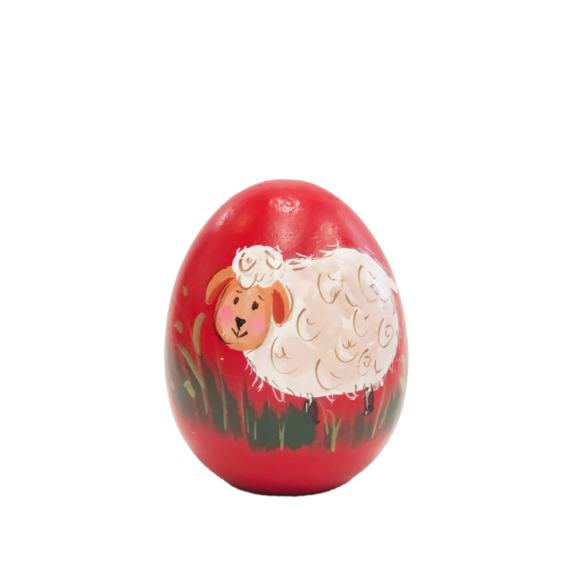 Διακοσμιτικό Πασχαλινό Αυγό - Happy Sheep