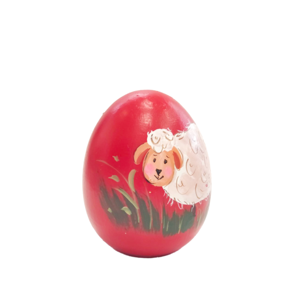 Διακοσμιτικό Πασχαλινό Αυγό - Happy Sheep