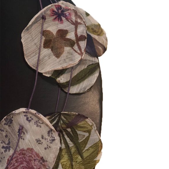 Υφασμάτινο Κολιέ Floral Layers