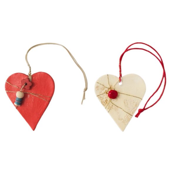 Χειροποίητη Κεραμική Καρδιά  Μαμά