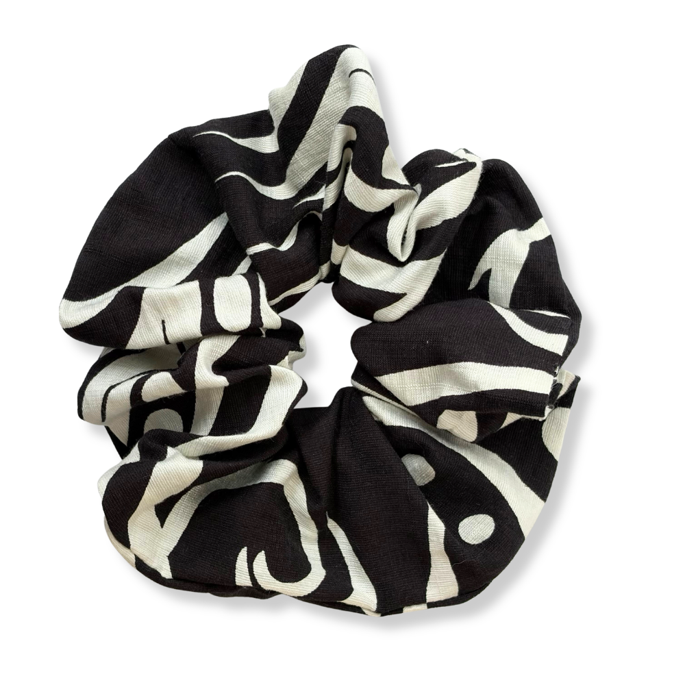 Υφασμάτινο Scrunchie Graphic Wave - Image 3