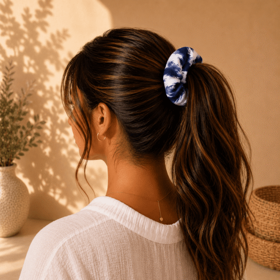 Υφασμάτινο Scrunchie Arctic Mist