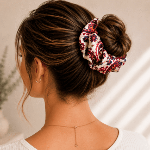 Υφασμάτινο Scrunchie Boho Flame