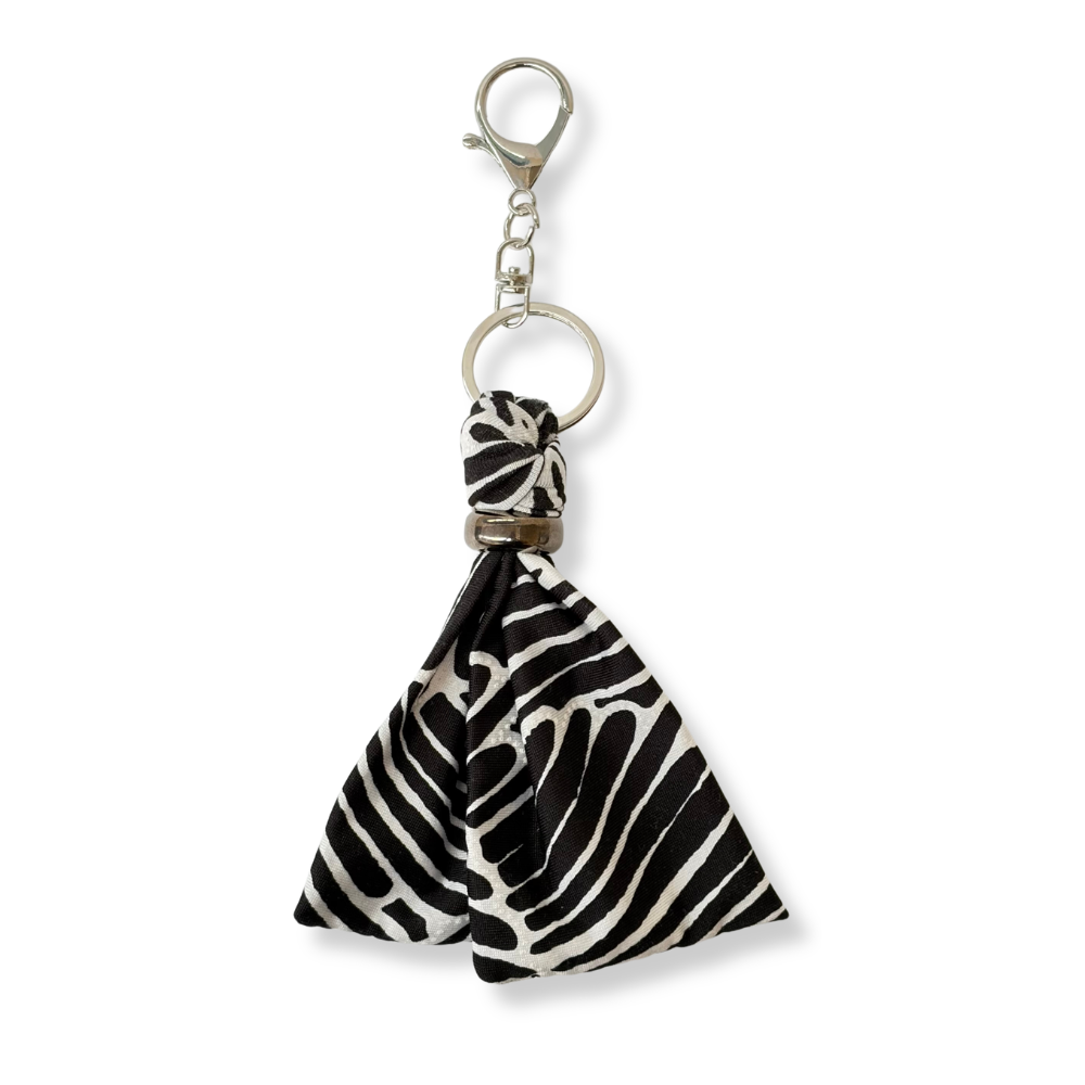 Υφασμάτινο Bag Charm Monochrome Wave - Image 3