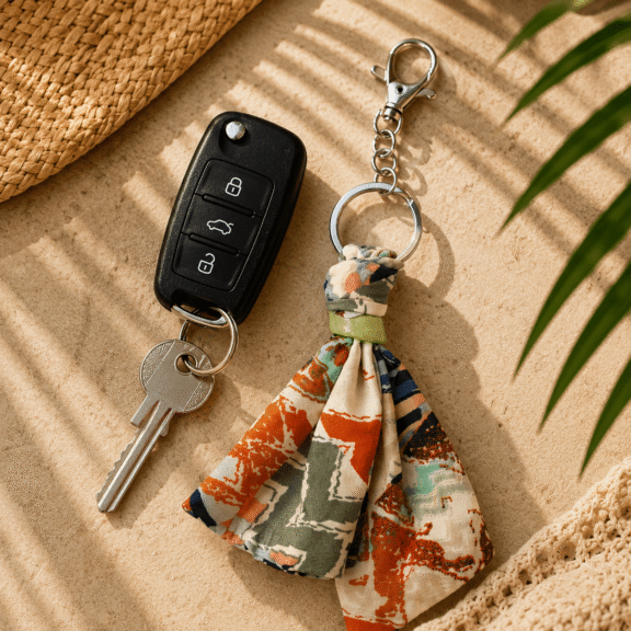 Υφασμάτινο Bag Charm Coral Breeze