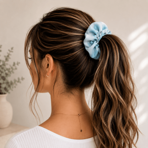 Υφασμάτινο Scrunchie Glacier Sky