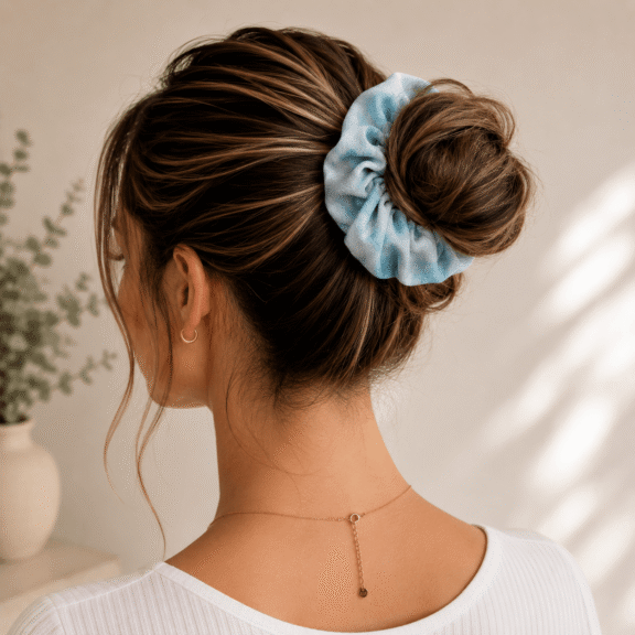 Υφασμάτινο Scrunchie Glacier Sky