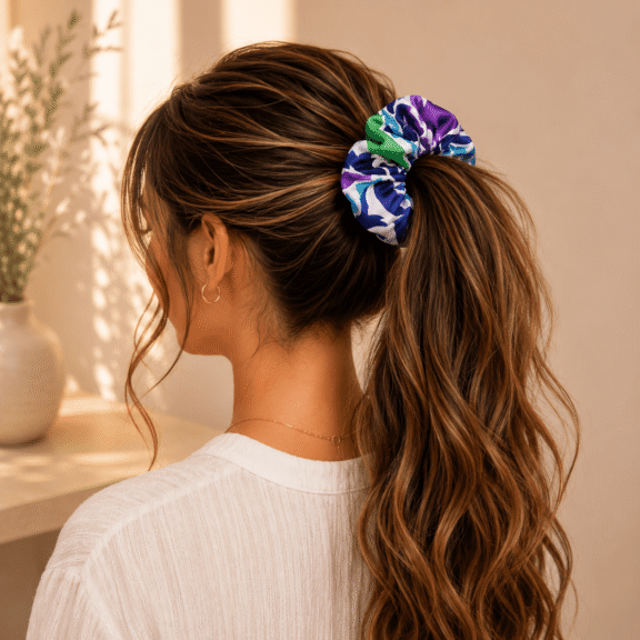 Υφασμάτινο Scrunchie Ocean Muse