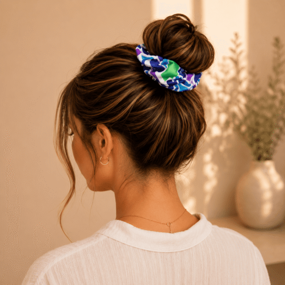 Υφασμάτινο Scrunchie Ocean Muse
