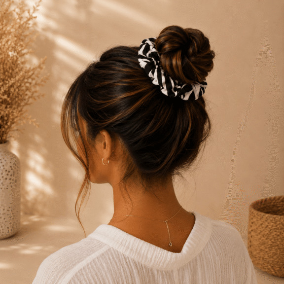 Υφασμάτινο Scrunchie Zebra Muse