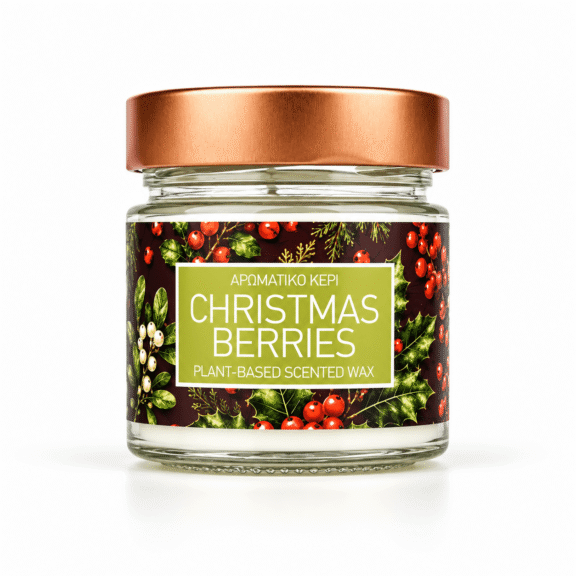 Φυτικό Αρωματικό Κερί Christmas Berries