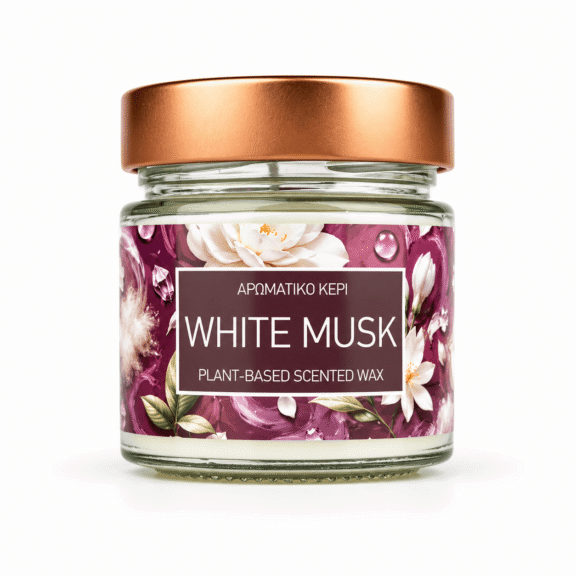 Φυτικό Αρωματικό Κερί White Musk