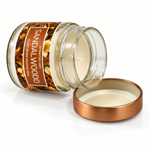 Φυτικό Αρωματικό Κερί Sandalwood